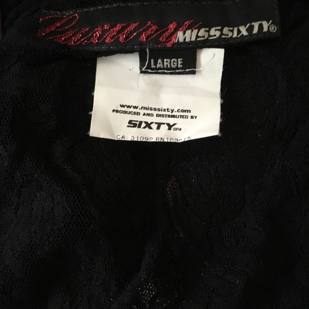 Sleeveless lace Miss Sixty KISS ME! top - Picture 7 of 8